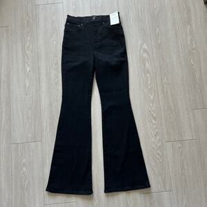 Madewell The Stretch Flare Jean Womens 25 Black